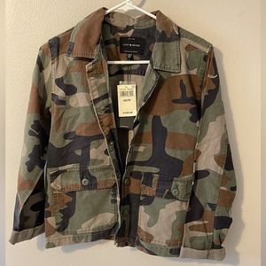 Nwt Lucky Brand Camo Utility Shirt Jacket Small S